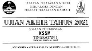 Soalan Peperiksaan Akhir Tahun Tingkatan 1 Siri 3 2021 12 21 17 45 03 Youtube