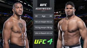 As per his wiki page, ciryl gane stands with a towering height of 6 feet 5 inches (1.96m) weighing around 247.5 lbs (112.3 kg). Ufc 4 Ciryl Gane Vs Alistair Overeem Cpu Vs Cpu Legendary Difficultly Youtube