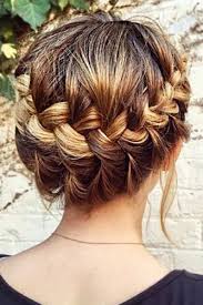 Don't be fooled, short hair can be styled into an updo. 30 Charming Braided Hairstyles For Short Hair Checopie