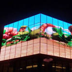 Commercial P25 Outdoor LED Display Cabinet IP65 Waterproof ...