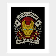 5.0 out of 5 stars. Genius Billionaire Playboy Philanthropist Genius Poster Und Kunst Teepublic De