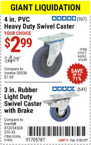 Переглядів 7 тис.8 років тому. Hft Swivel Casters For 2 99 Swivel Casters Harbor Freight Tools Zinc Plating