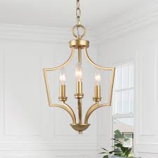 Shop Modern Contemporary Gold Pendant Chandeliers 3 Lights Mini Hanging Ceiling Lighting W11 X H16 On Sale Overstock 30505320