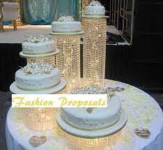 Custom Order For Ladun Jaiyesimi 5 Cake Stand By Fashionproposals 249 00 Large Wedding Cakes Wedding Cake Stands Wedding Cake Stand Crystal