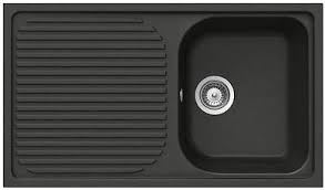 Sinks are available in a variety of styles and materials. Black Granite Kitchen Sink Waste Schock Lithos D100 1 0 Bowl Nero 149 99 Picclick Uk