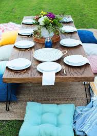 Image Result For Eating On The Floor Around Low Table Diy Outdoor Table Outdoor Coffee Tables Outdoor Dinner Parties