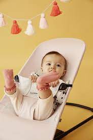 Bol Com Babybjorn Wipstoel Balance Soft Lichtroze Grijs Cotton Jersey