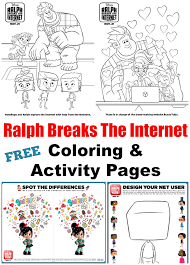 These ralph breaks the internet coloring pictures printable will definitely help the kids contain their excitement as they wait to watch the movie. Free Ralph Breaks The Internet Coloring Pages The Suburban Mom