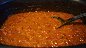 Bake uncovered for 1 hour and 15 minutes or until thickened and bubbly. Hot Dog And Hamburger Cowboy Beans Soulfully Made