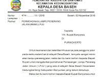 Contoh surat permohonan perbaikan nama. Contoh Surat Permohonan Lampu Penerangan Jalan Lingkungan