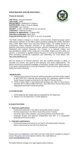 Even non graduate applicant may be expected to have an acca qualification or at least to be working towards one. Cv Keskus Toopakkumine Financial Assistant Tartu