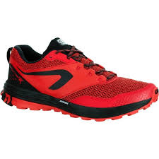 6 cm avec amortisseur de chocs Avis Test Chaussure Trail Running Kiprun Trail Tr Homme Rouge Noir Kalenji Prix