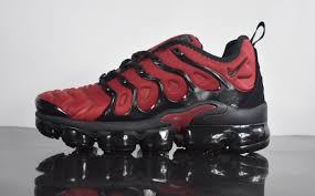 Cheap Priced Nike Air Vapormax Plus Mens Deep Red Black Eur 40 45 New On Sale Nike Air Vapormax Black Nike Shoes Black Sneakers