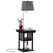 Große auswahl & schneller versand. Brightech Classic Black End Table With Shelves For Living Room Sofas Madison Led Floor Lamp With Usb Charging Ports Mid Century Modern Bedside Nighstand Table Lamps Shades Tools Home Improvement