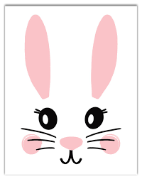 At artranked.com find thousands of paintings categorized into thousands of categories. In Stock Simple Bunny Face Wall Art Contemporary Kids Wall Decor By Designs Direct Houzz