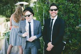 Glamorous Malibu Wedding Sarah Brendon Fall Out Boy Pete Wentz Patrick Stump
