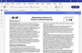 Withholding from pensions and annuities. Irs Form W 4p Fill It Out In An Efficient Way Wondershare Pdfelement