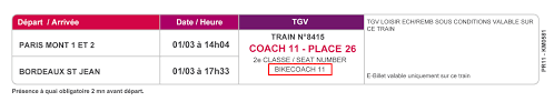 Tgv duplex was launched in 2011 and is one of the fastest train services in france. Understanding Your French Train Ticket Rail Europe Help