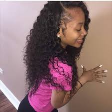 These tight curls will make the sew in hairstyle look full on your head. Instagram Photo By Extensions By Mariell Mar 21 2016 At 10 18pm Utc Hair Styles Hair Waves Curly Hair Styles