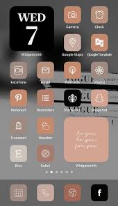 Luxury Black Brown Aesthetic 224 Iphone Ios 14 App Icons Ios14 Widget Photos Widgetsmith Shortcuts Ios Widget Covers Ios 14 Icon Pack App Icon Brown Aesthetic Homescreen