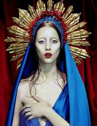 Immaculee 3 Photographer Miles Aldridge Model Alana Zimmer Makeup Alice Ghendrih Publication Numero 05 07 C Lady Gaga Miles Aldridge Mary Costume