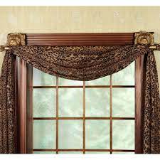 Lion Head Scarf Holder Pair Curtains Leopard Bedroom Decor Cool Curtains