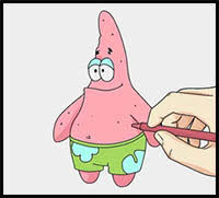 If you want to be just like him, you can try to follow the tips in this video and. How To Draw Patrick Star From Spongebob Squarepants Lessons Drawing Patrick For Kids To Learn Step By Step How To Draw Patrick Star From Spongebob Tutorials And Lessons