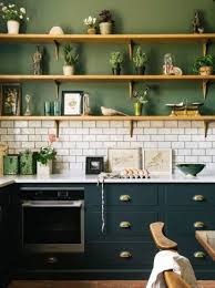 Couleur Authentique Douce Et Pleine De Dynamisme Le Vert Donne Le Ton Dans La Dcoration De Votre Cui In 2020 Kitchen Plans Home Decor Kitchen Interior Design Kitchen