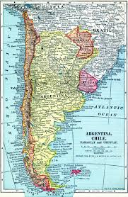 Searchable map and satellite view of argentina. Map Of Map Of Southern Part Of South America In 1919