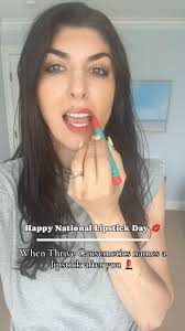 When @thrivecausemetics names a "LARA" lipstick 💄 after you, you celebrate  everyday but especially