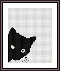 Choose from annie's wide range of counted cross stitch patterns to find a project perfect for your home décor, gift giving, or other creative use. Black Cat Cute Animals Cross Stitch Pattern Easy Embroidery Design For Beginners Black Cat Cross Stitch Pattern Black Cat Cross Stitch Simple Cross Stitch