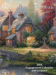 Thomas Kinkade Painter Of Light With Scripture 2018 Diary By Thomas Kinkade Andrews Mcmeel Publishing Isbn 10 1449482961 Is Thomas Kinkade Thomas Painter