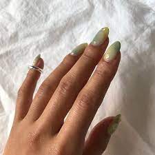 Green Nails Inspiration Mooie Nagels Gelnagels Nagels