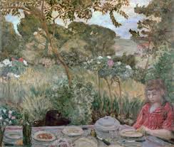 Eine ehemalige salzmühle umgebaut zum restaurant. Pierre Bonnard Nach Dem Essen Im Garten Kunstdruck Leinwandbild Glasbild