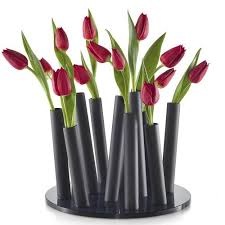 Bouquet Noir Vase Design Philippi Vase Deco Vase Noir Vase Fleur