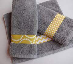 Cancun towels make a decorative statement and the colors work with any decor. Yellow And Grey Towel Hand Towels Yellow And Grey Chevron Etsy Grey Hand Towels Yellow Towels Gray Towels