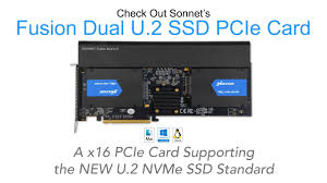 Both microsoft or the manufacturer of the little disk you bought provides the driver. Sonnet Unveils Double U 2 Nvme Pcie Ssd Adapter Newsshooter