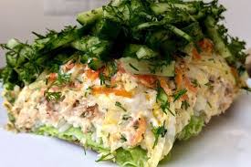салат с курицей и корейской морковью и свежим огурцом Norvezhskij Salat Konservirovannaya Gorbusha Ili Drugie Konservy 2 Banki Lukovica 1 Sht Morkov 1 Sht Svezhi Cooking Seafood Healthy Appetizers Recipes