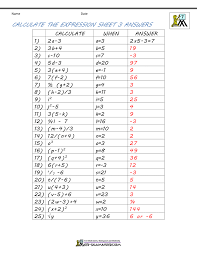 Get seventh graders to have more math practice by downloading all worksheets under this category. Basic Algebra Worksheets