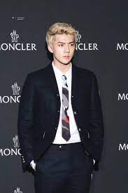 94 ♥️🕊Sehun on X: Sehuns Moncler event look in his sport suit and blonde  hair was too iconic to forget. It is also meaningful for us since this is  how we visualized