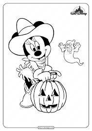 Pluto howling by a pumpkin pdf link. Minnie Mouse With Pumpkin Coloring Pages