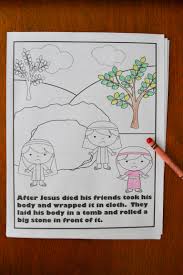 Printable veggie tale coloring pages. Religious Easter Coloring Pages Mary Martha Mama