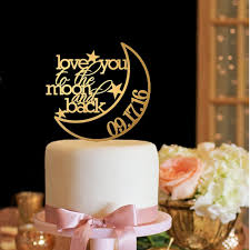 Free Free 86 Love You To The Moon And Back Cake Topper Svg SVG PNG EPS DXF File