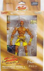 It's hard to market a fighter with baby skulls around his neck. Street Fighter Sota Toys Dhalsim