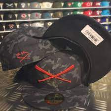 Crossed Bats Black Camo 59fifty Fitted Cap By New Era X Just Fitteds Black Camo Fitted Caps New Era