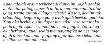 Maybe you would like to learn more about one of these? Kata Kata Ucapan Ulang Tahun Buat Ayah Yang Sudah Meninggal