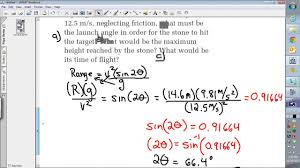 If the range is a small number, then the values in the series are close to each other. Range Formula Projectile Motion Youtube