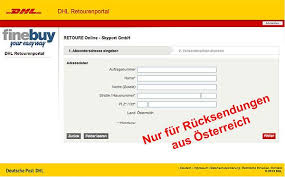 Retourenschein dhl ausdrucken dhl retourenschein kostenlos ausdrucken. Rucksendung Aus Osterreich Mit Post At