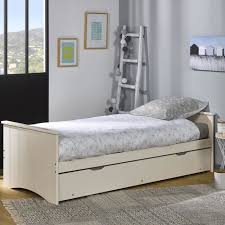 Lit gigogne adulte avec matelas. Lit Gigogne Matelas 80x190 Bois Perle Cdiscount Maison