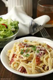 This bubbling beauty is everything you want in a creamy, cheesy casserole and a dazzling dinner dish! Chicken Bacon Alfredo Pasta Snappy Gourmet